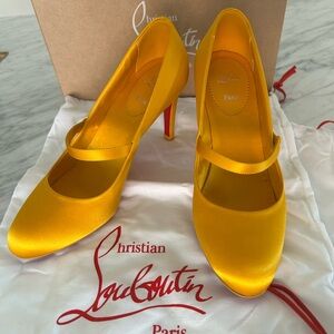 Christian Louboutin Yellow Heels